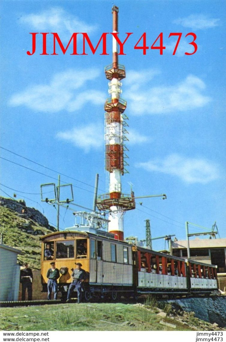 CPM - MONTE LARUN - Train Et Antenne De La R. T. F. - Edit. TELLECHEA - Laruns