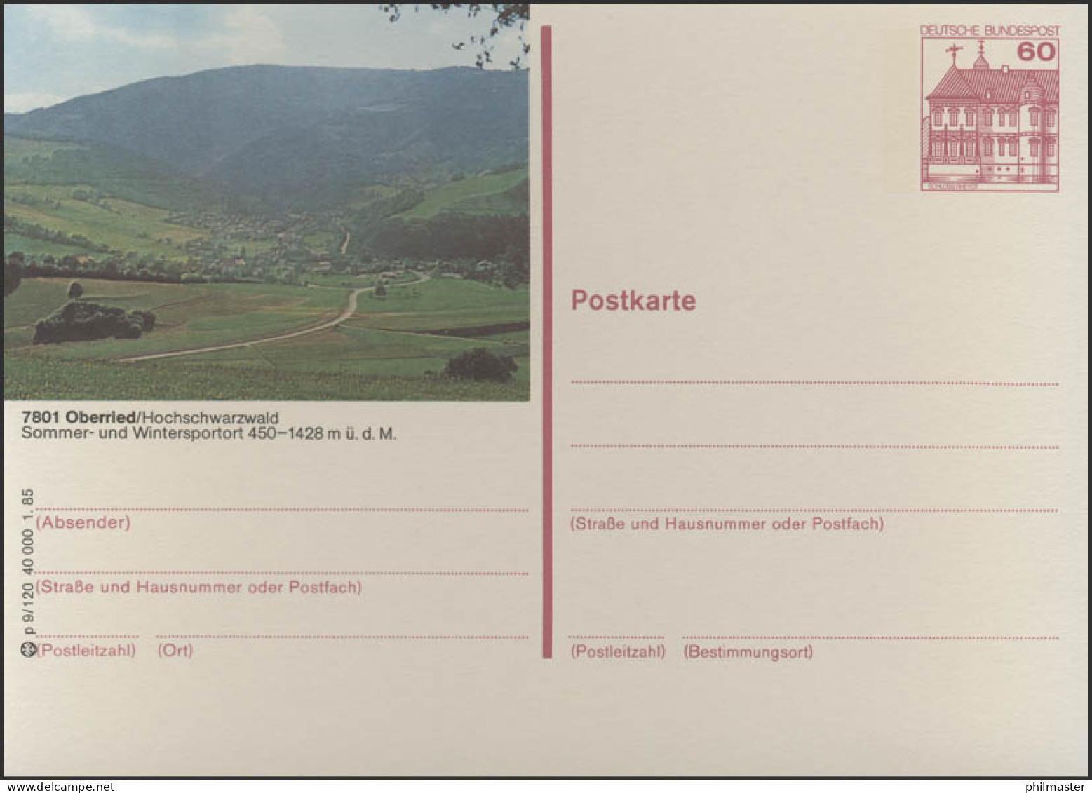 P138-p9/120 - 7801 Oberried, Panorama ** - Geïllustreerde Postkaarten - Ongebruikt