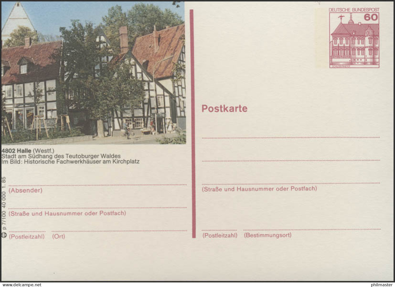 P138-p7/100 - 4802 Halle/Westfalen, Kirchplatz ** - Geïllustreerde Postkaarten - Ongebruikt