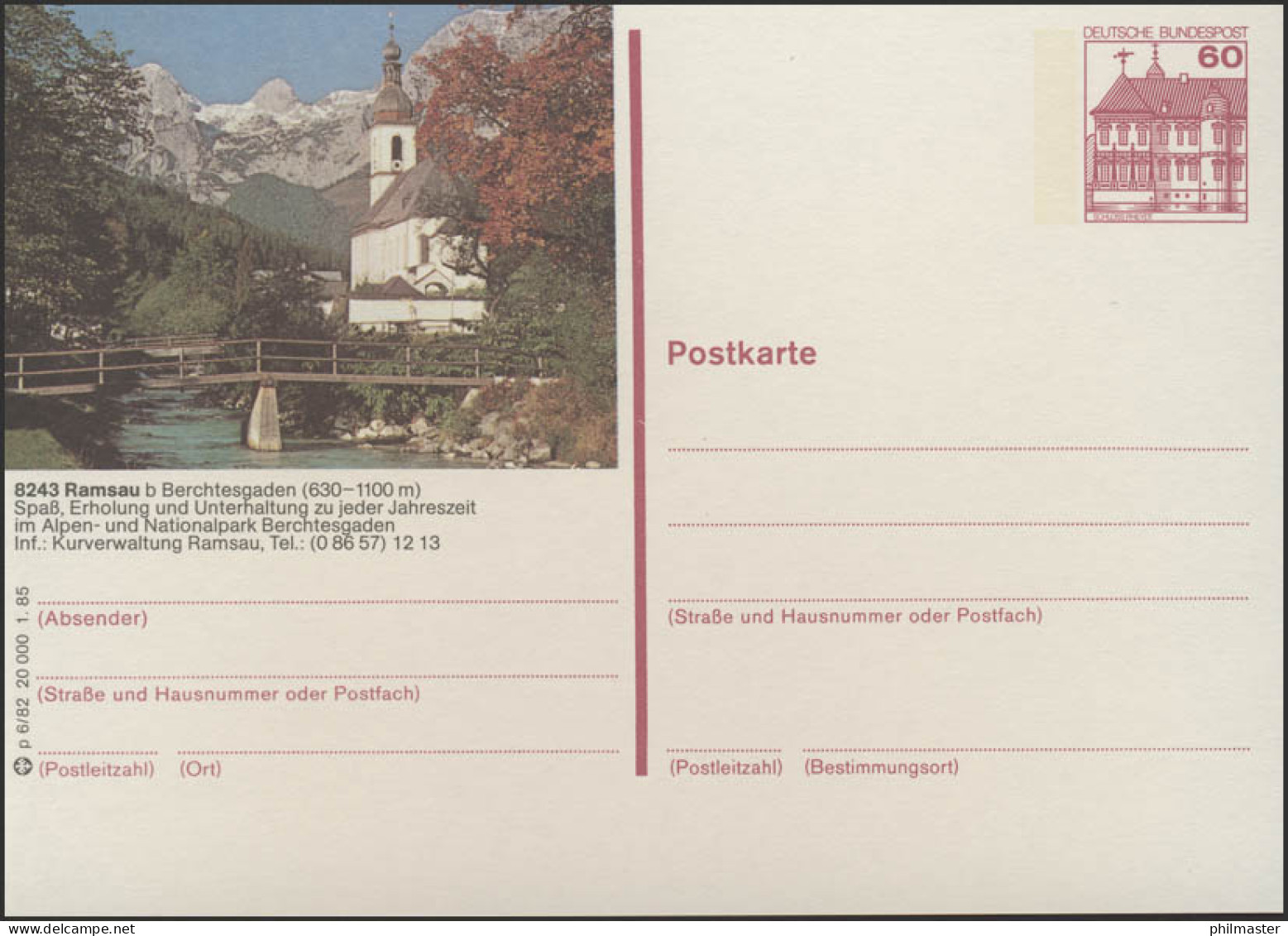 P138-p6/082 - 8243 Ramsau, Ramsauer Kircherl ** - Geïllustreerde Postkaarten - Ongebruikt