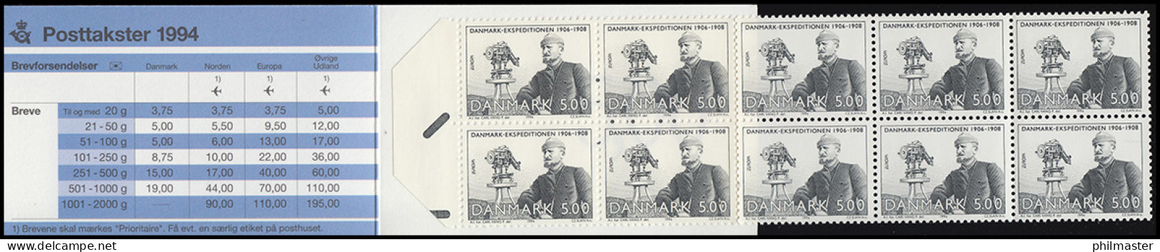 Dänemark Markenheftchen 1078 Europa - Entdeckungen Und Erfindungen, ** - Postzegelboekjes