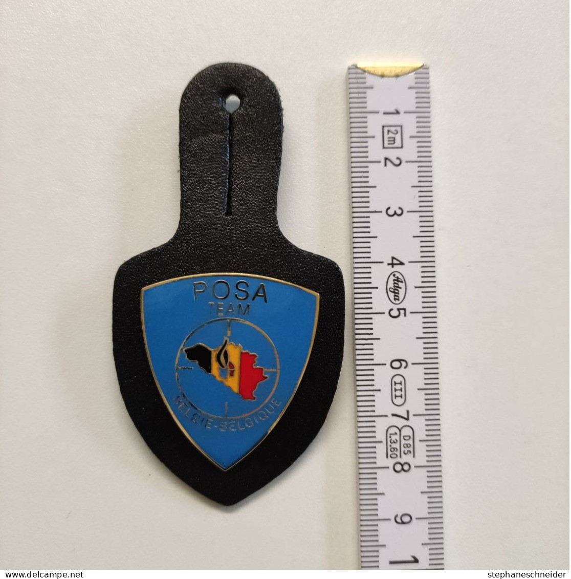 MEDAILLE ECUSSON POLICE GENDARMERIE PATCH BADGE CANINE K9 - POLICE POSA TEAM BELGIQUE - Policia