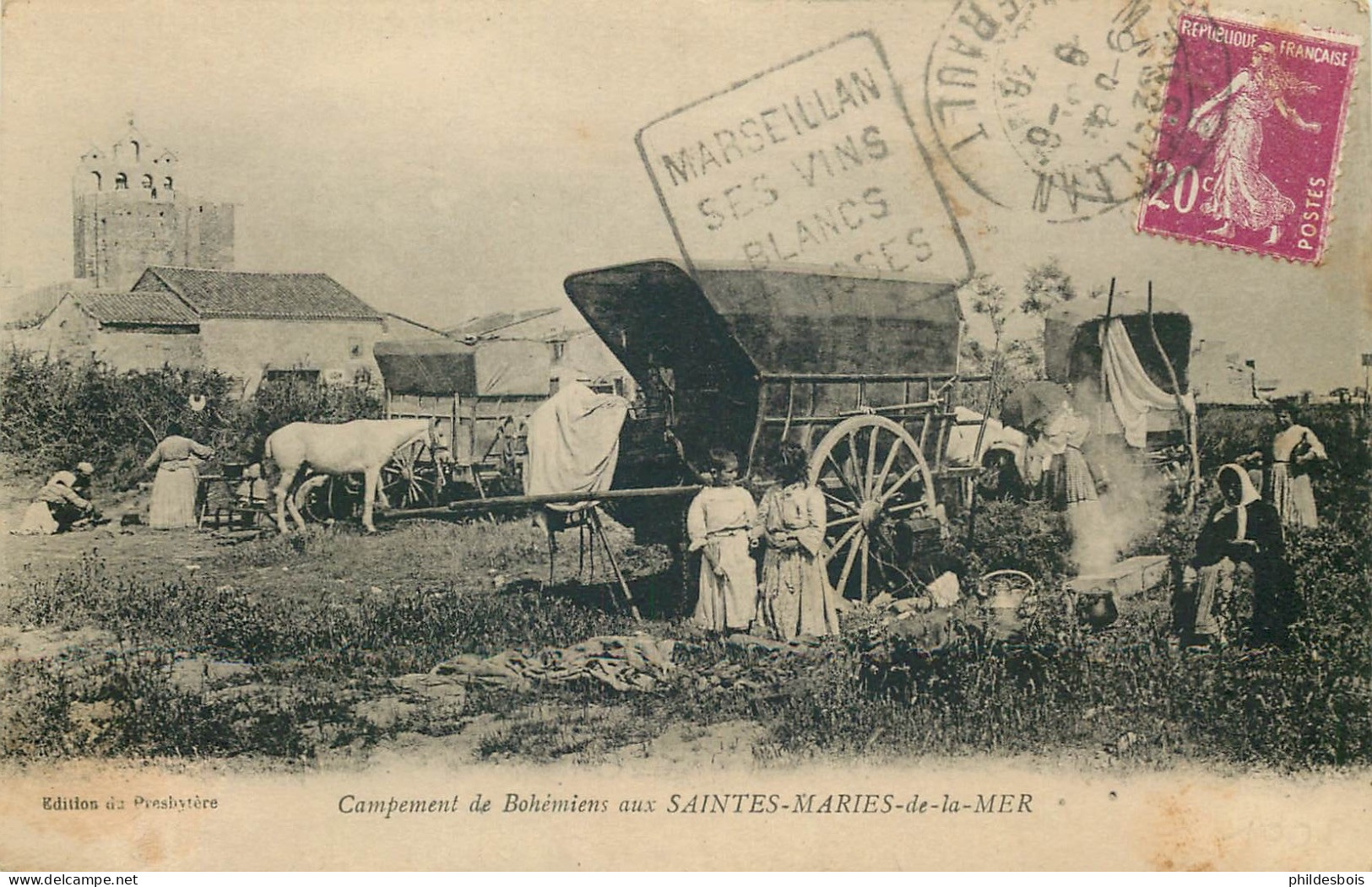 BOUCHES DU RHONE  SAINTES MARIES DE LA MER  Campement De Bohemiens - Saintes Maries De La Mer