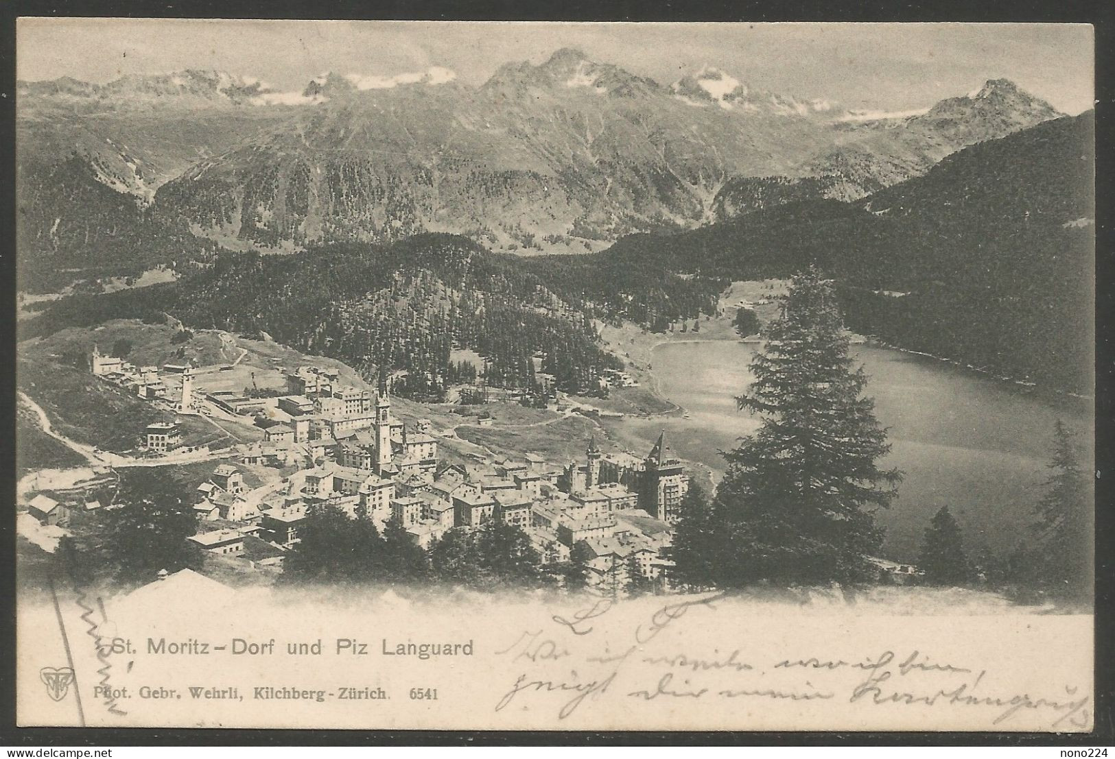 Carte P De 1901 ( St. Moritz-Dorf Und Piz Languard ) - Saint-Moritz