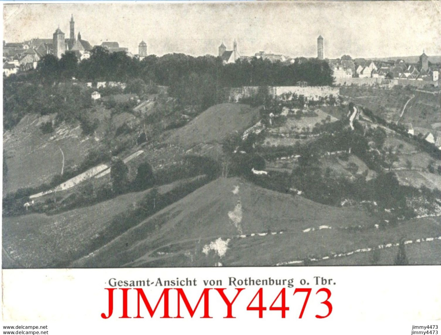 Gesamt-Ansicht Von Rothenburg O.Tbr - Bavière - Drucksache - Rothenburg O. D. Tauber