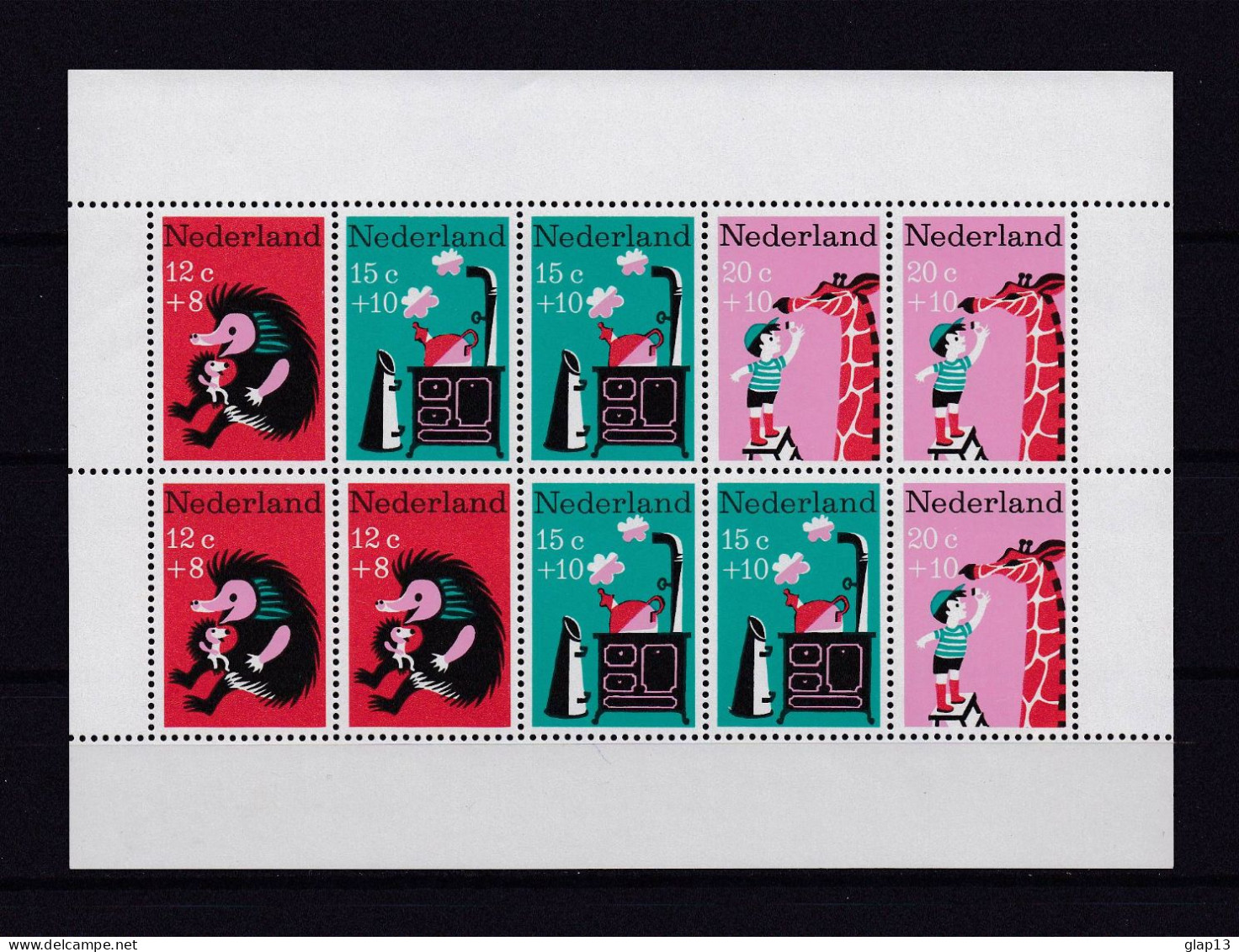 PAYS-BAS 1967 BLOC N°6 NEUF** BIENFAISANCE - Blocks & Sheetlets