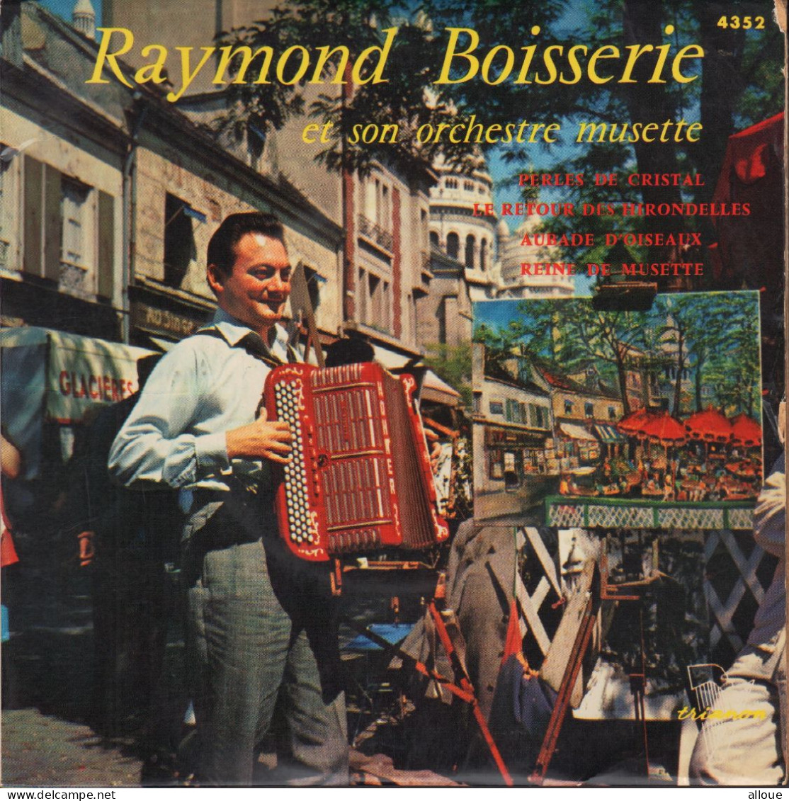 RAYMOND BOISSERIE  (PHOTO DE PARIS MONTMATRE) - FR EP - PERLES DE CRISTAL + 3 - World Music