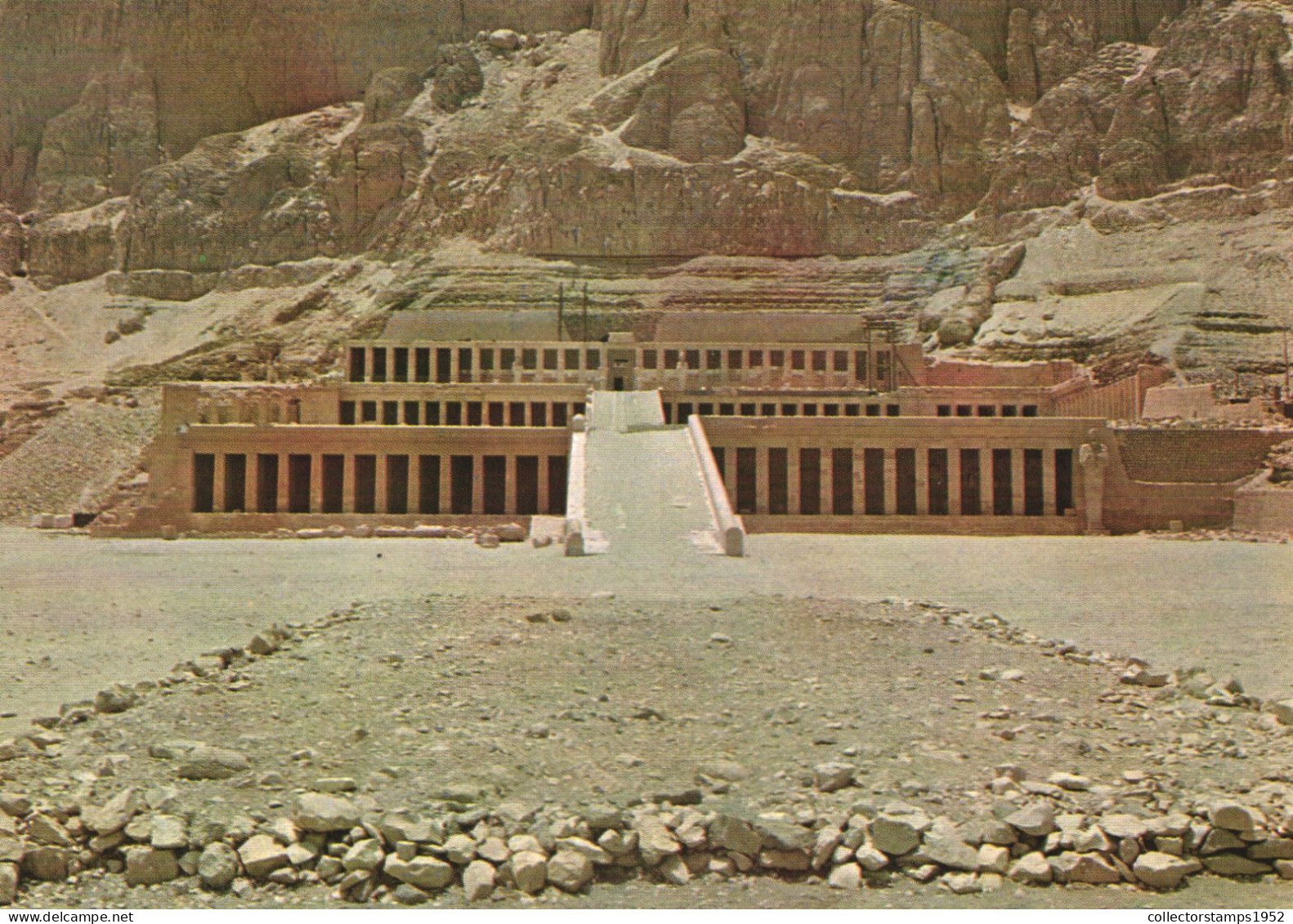 LUXOR, VALLEY OF THE QUEENS, TEMPLE OF QUEEN HATSHEPSUT, ARCHITECTURE, EGYPT, POSTCARD - Louxor