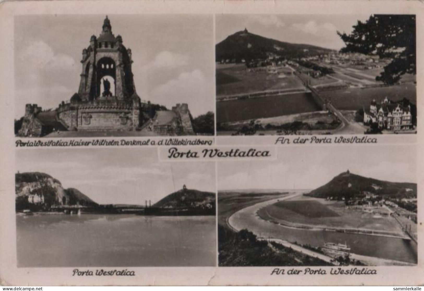 61737 - Porta Westfalica - Mit 4 Bildern - Ca. 1955 - Porta Westfalica