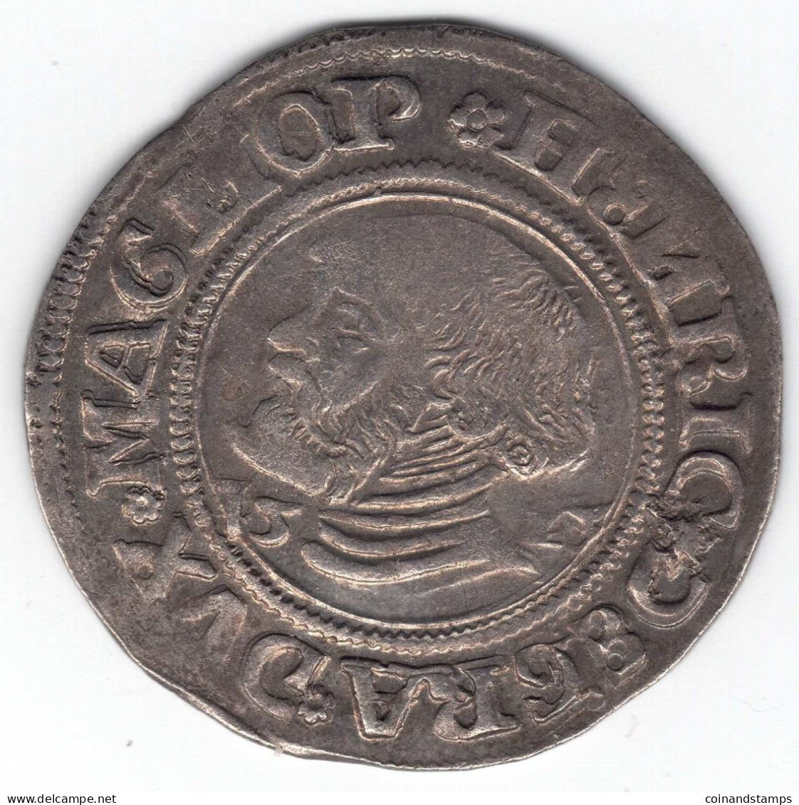 Meckl.-Schwerin Heinrich V. (1503-1552) Doppelschilling 1525 MzSt. Grevesmühlen, Kunzel: 36, RARITÄT, Ss+ - Small Coins & Other Subdivisions