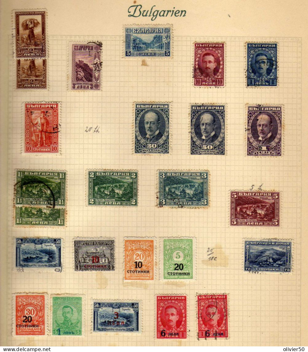 Bulgarie (1921-25) - Sites - Boris III - J. D. Bourchier  - Obliteres - Quelques Neufs* - Unused Stamps