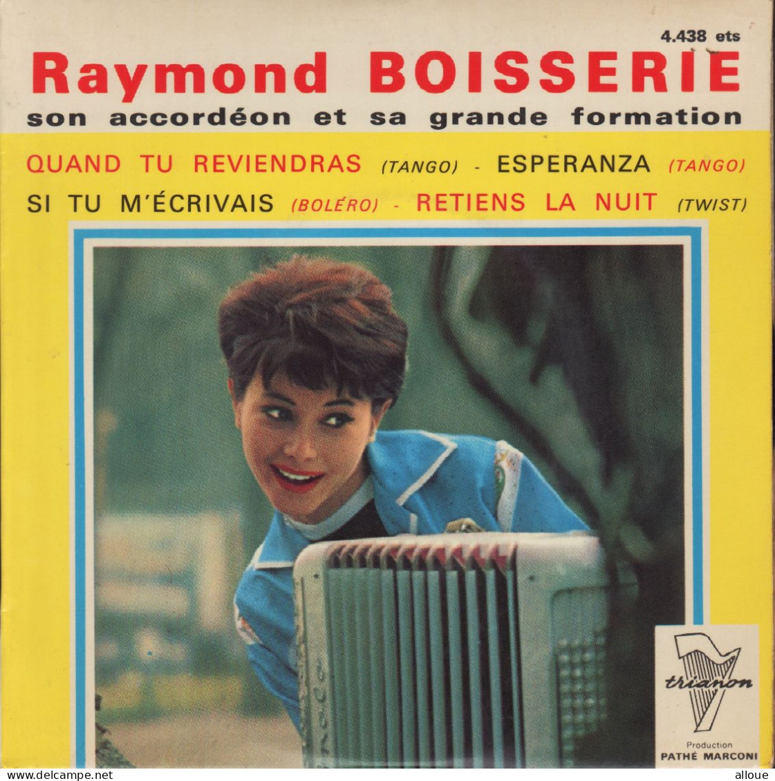 RAYMOND BOISSERIE - FR EP -  QUAND TU REVIENDRADS + 3 - Musiche Del Mondo