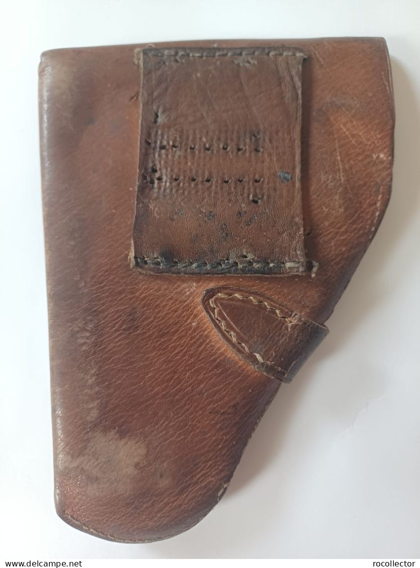 Brown Leather Holster For German WW2 Walther Pistol Caliber 6.35 Mm - Other & Unclassified