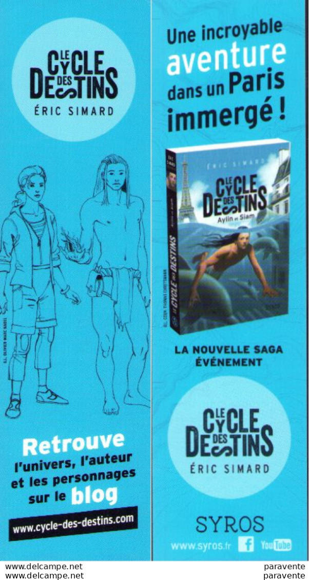 NADEL : Marque Pages CYCLE DES DESTINS Edition SYROS - Bladwijzers