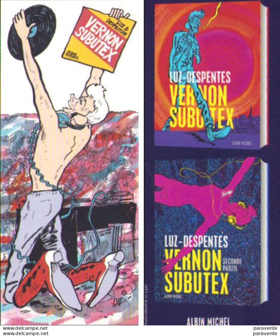 LUZ : Marque Page VERNON SUBUTEX Pour ALBIN MICHEL - Bookmarks