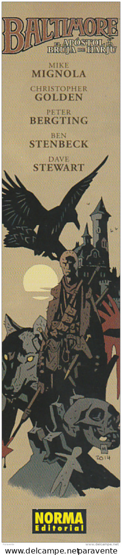 Marque Page BD Editions Espagnoles NORMA Par MIGNOLA Pour BALTIMORE - Lesezeichen