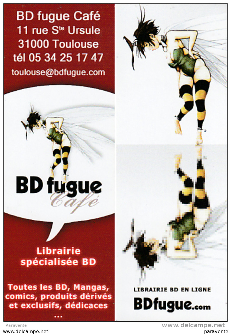 Marque Page BD Librairie BDFUGUE TOULOUSE Par LOISEL - Bladwijzers