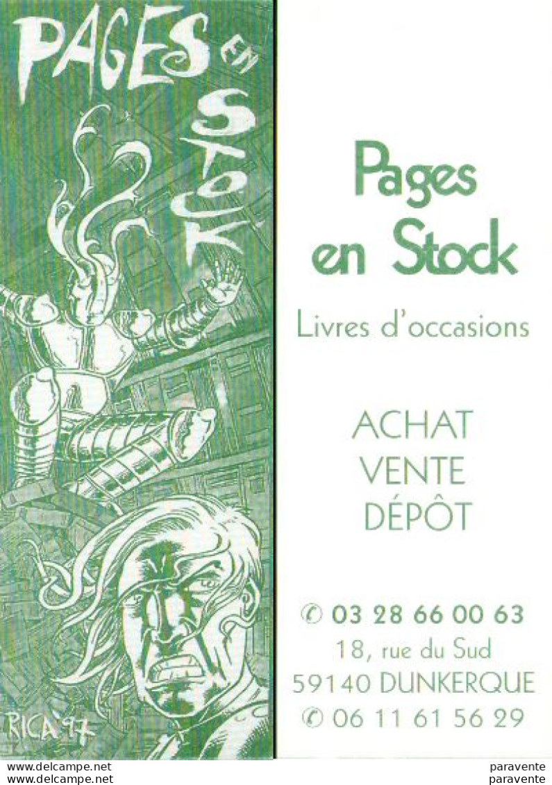 RICA : Marque Page Librairie PAGES EN STOCK 1997 - Segnalibri