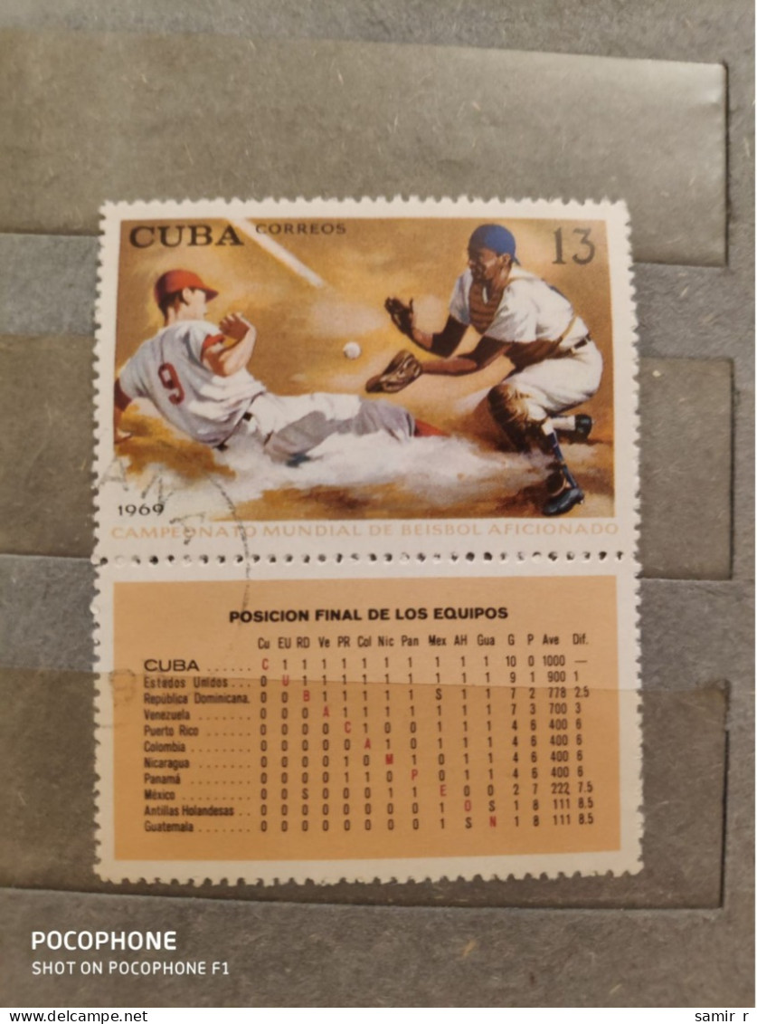 1969	Cuba	Sport Baseball (F87) - Gebruikt
