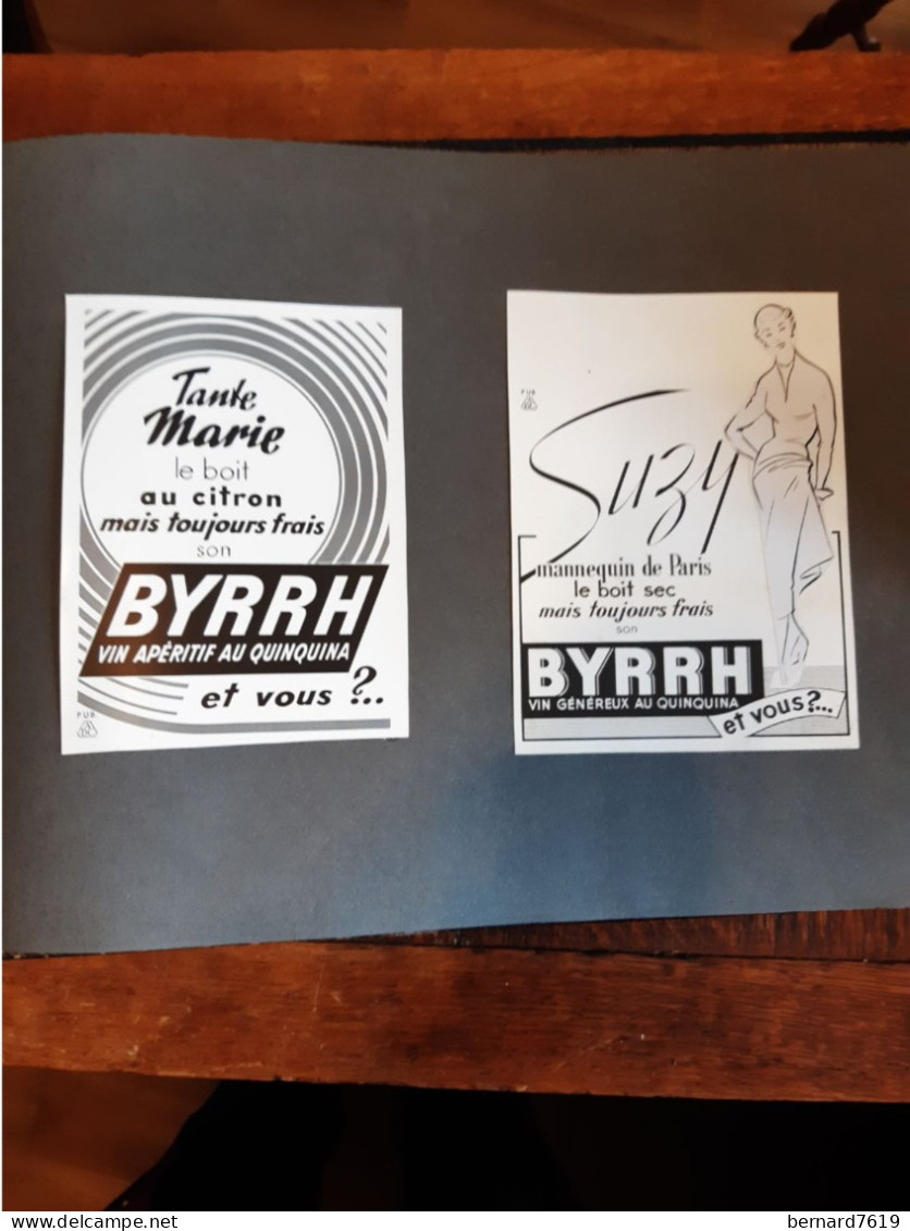 Publicite Annee Vers  1950 - Byrrh - Piles Mazda - Publicidad