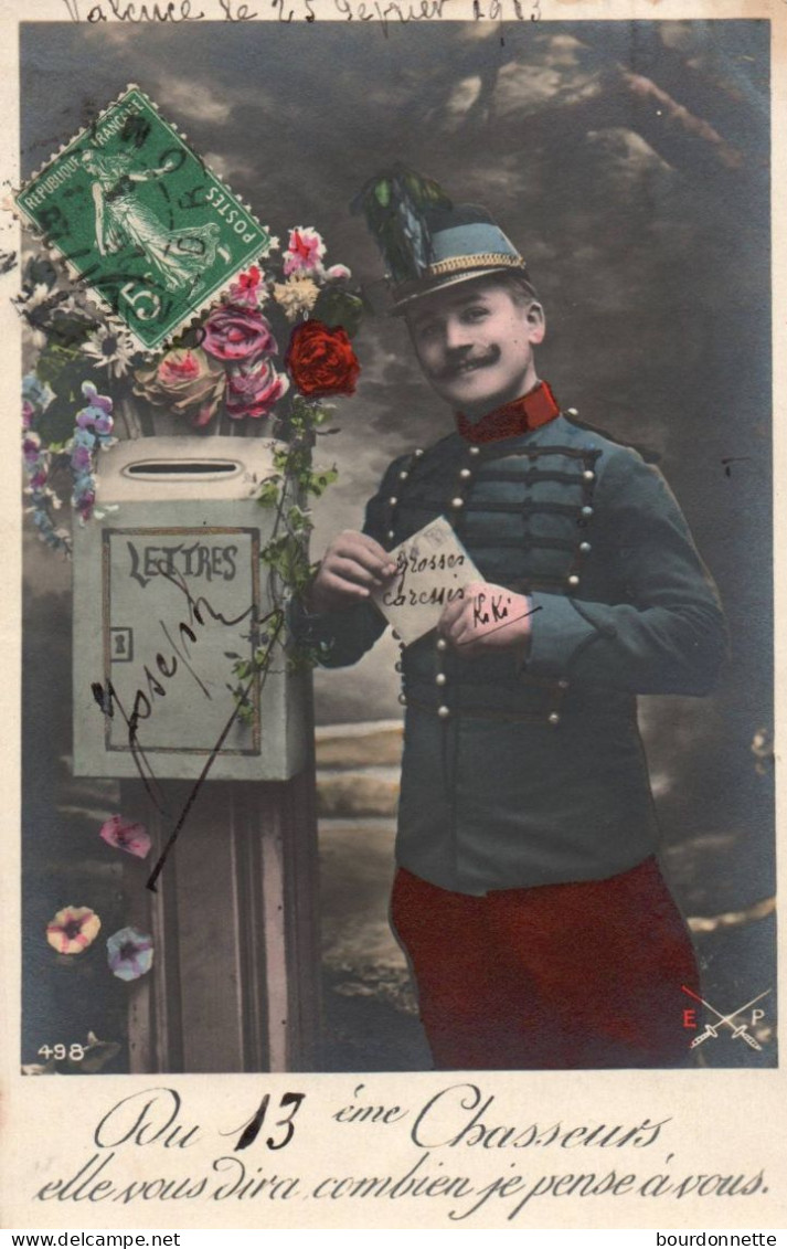 MILITARIA -Patriotique  - Guerre 14/18-   Militaire Boite A Lettres - Heimat