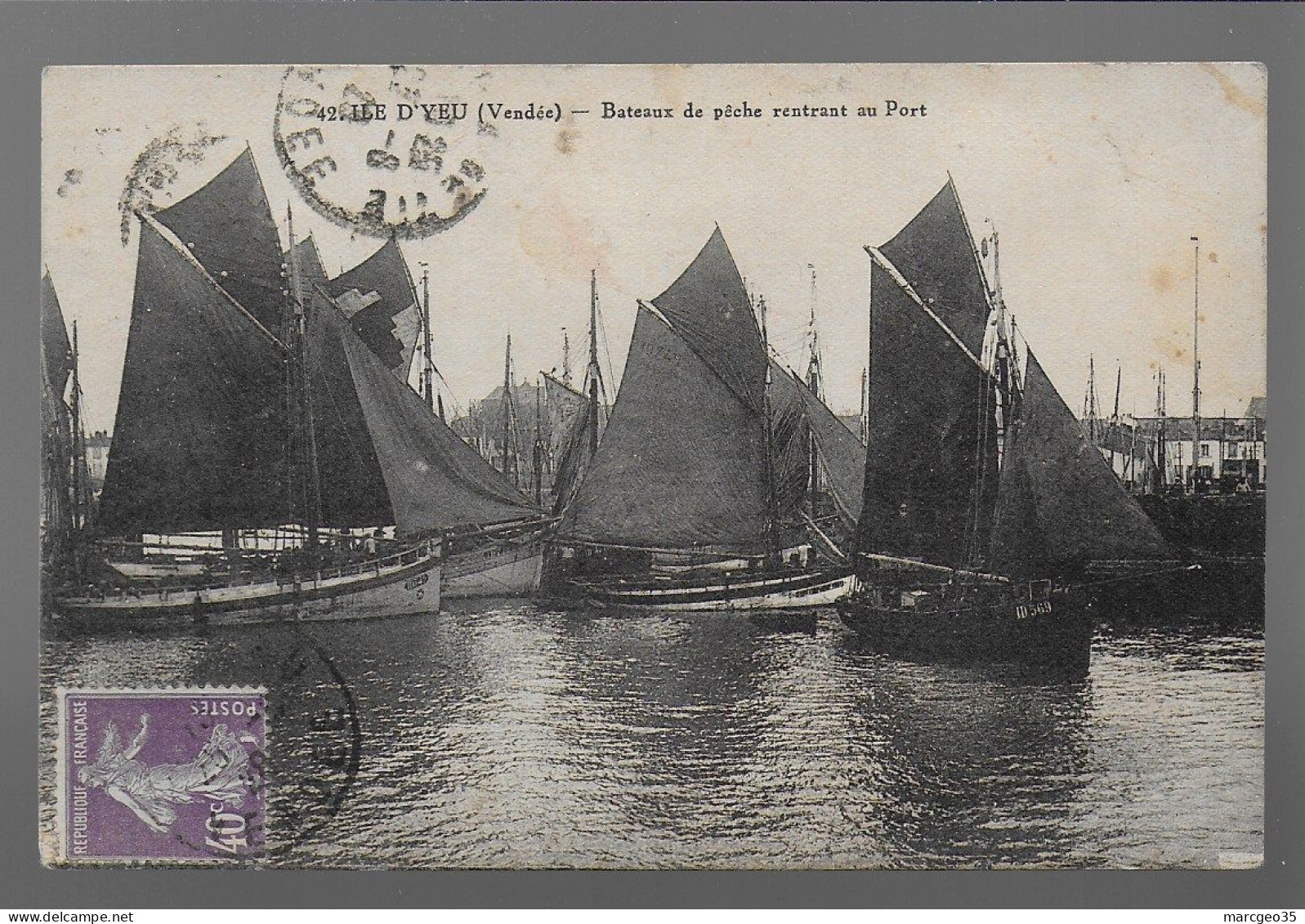 85 Ile D'yeu Bateaux De Pêche Rentrant Au Port éditeur ? N° 42 - Ile D'Yeu