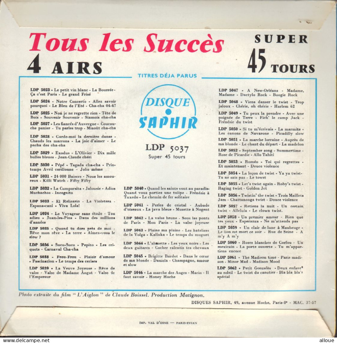 SCHOENBRUN - VALSES DE VIENNE - FR EP -  LE BEAU DANUBE BLEU + 3 - Musiques Du Monde