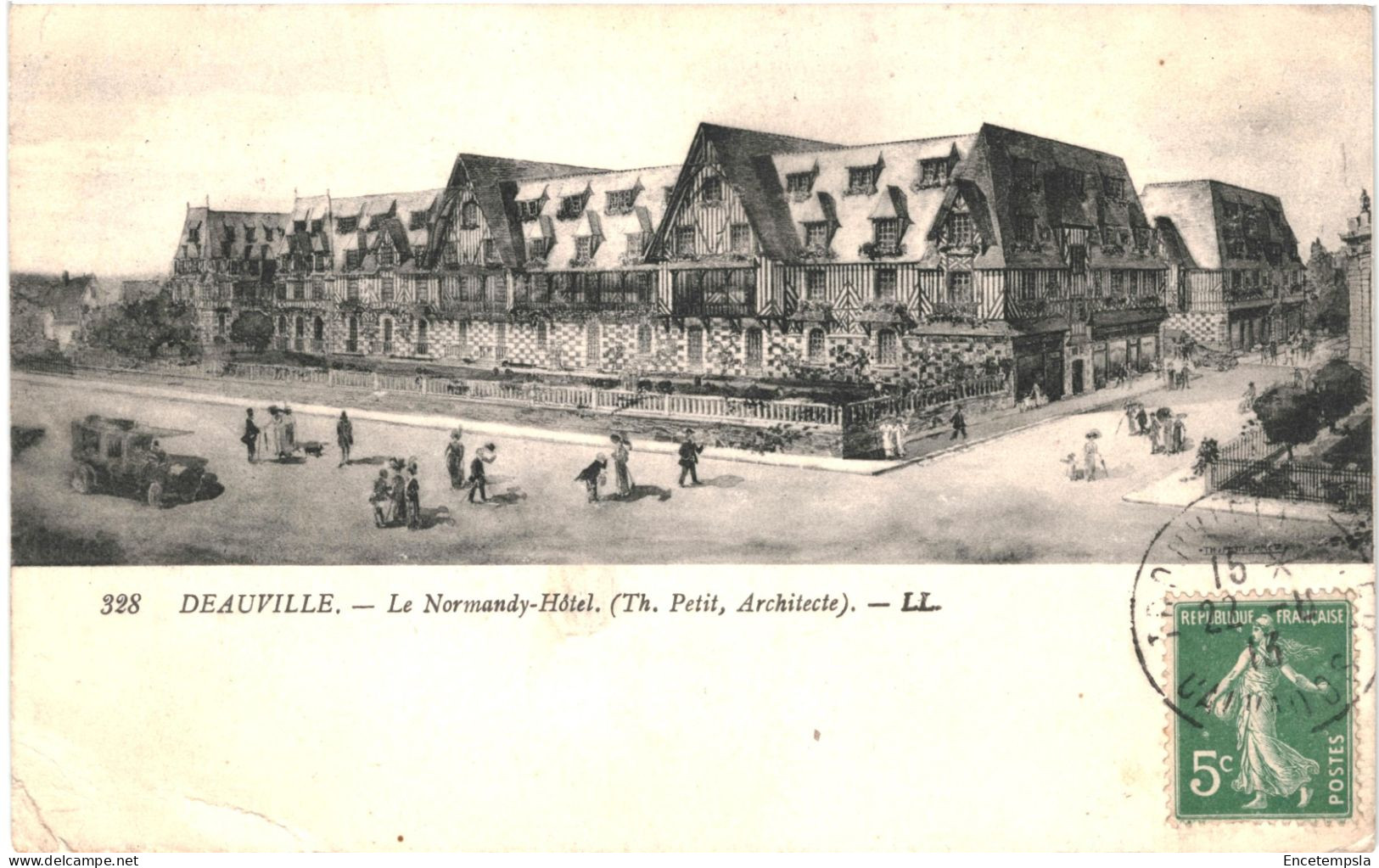 CPA Carte Postale  France Deauville Le Normandy Hôtel 1913 VM79104 - Deauville