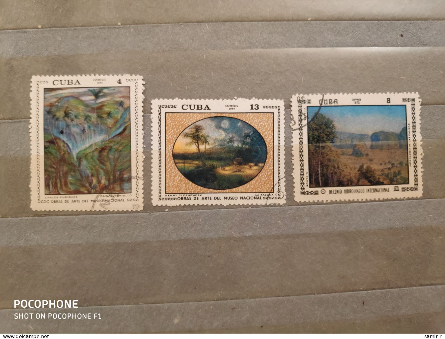 1972	Cuba	Paintings (F87) - Used Stamps