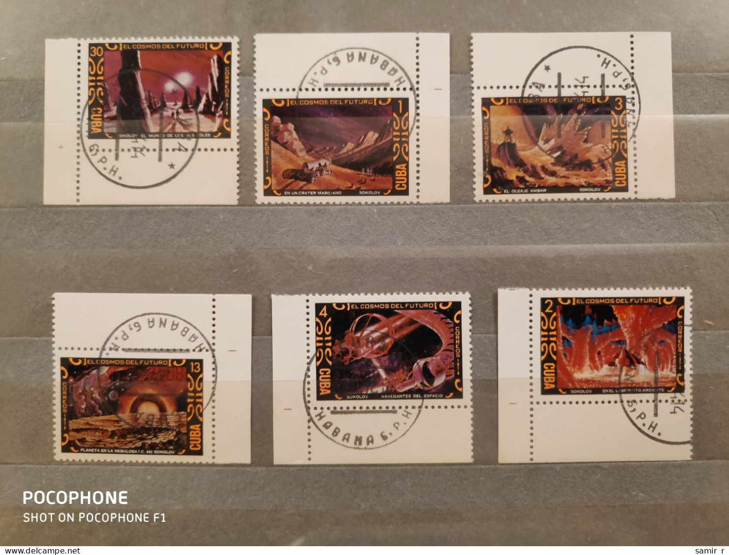 1974	Cuba	Space (F87) - Used Stamps