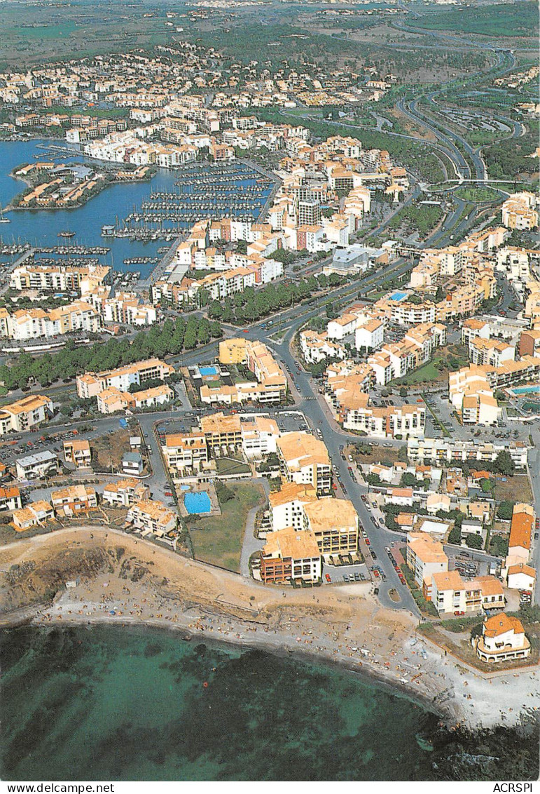 34 Le Cap D'Agde   Vue Générale Aérienne Panoramique     (Scan R/V) N° 5 \PFRCR00091 P - Agde