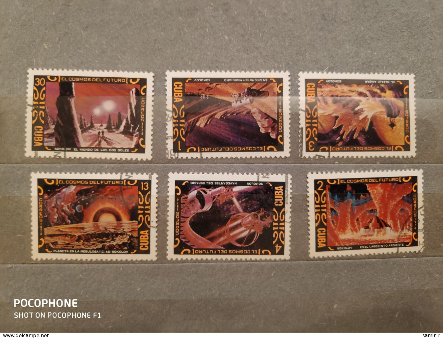 1974	Cuba	Space (F87) - Used Stamps