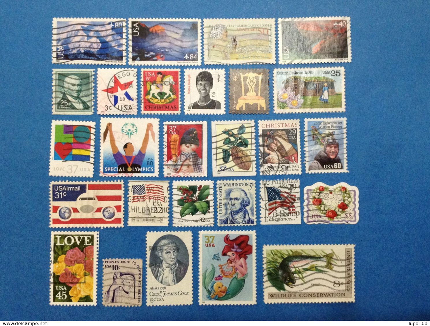 Usa Stati Uniti D'america Lotto Da 27 Francobolli Usati Differenti Stamps Used - Collections