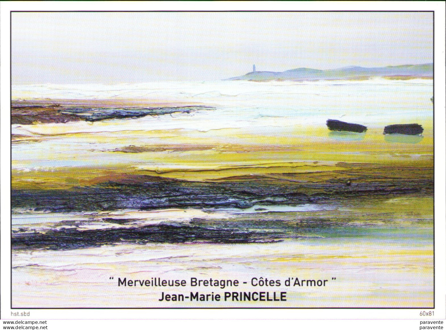 Carte Invitation Exposition PRINCELLE Jean à Coudekerque En 2010 - Zeitgenössisch (ab 1950)