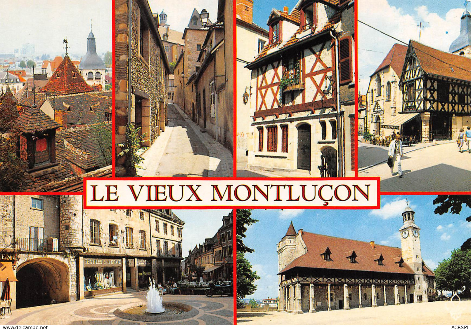 Le Vieux Chateau  Et Vieux Quatrier De MONTLUCON  24 (scan Recto Verso)PFRCR00084P - Montlucon