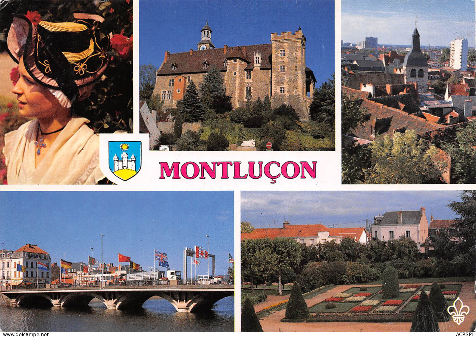 MONTLUCON Multivue De La Ville 18 (scan Recto Verso)PFRCR00084P - Montlucon