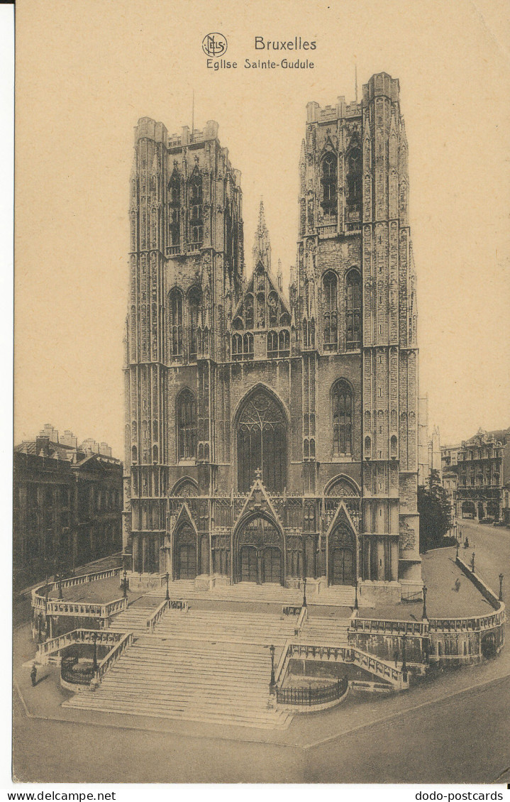 PC37396 Bruxelles. Eglise Sainte Gudule. Ern. Thill. Serie 1. No 9. B. Hopkins - Monde