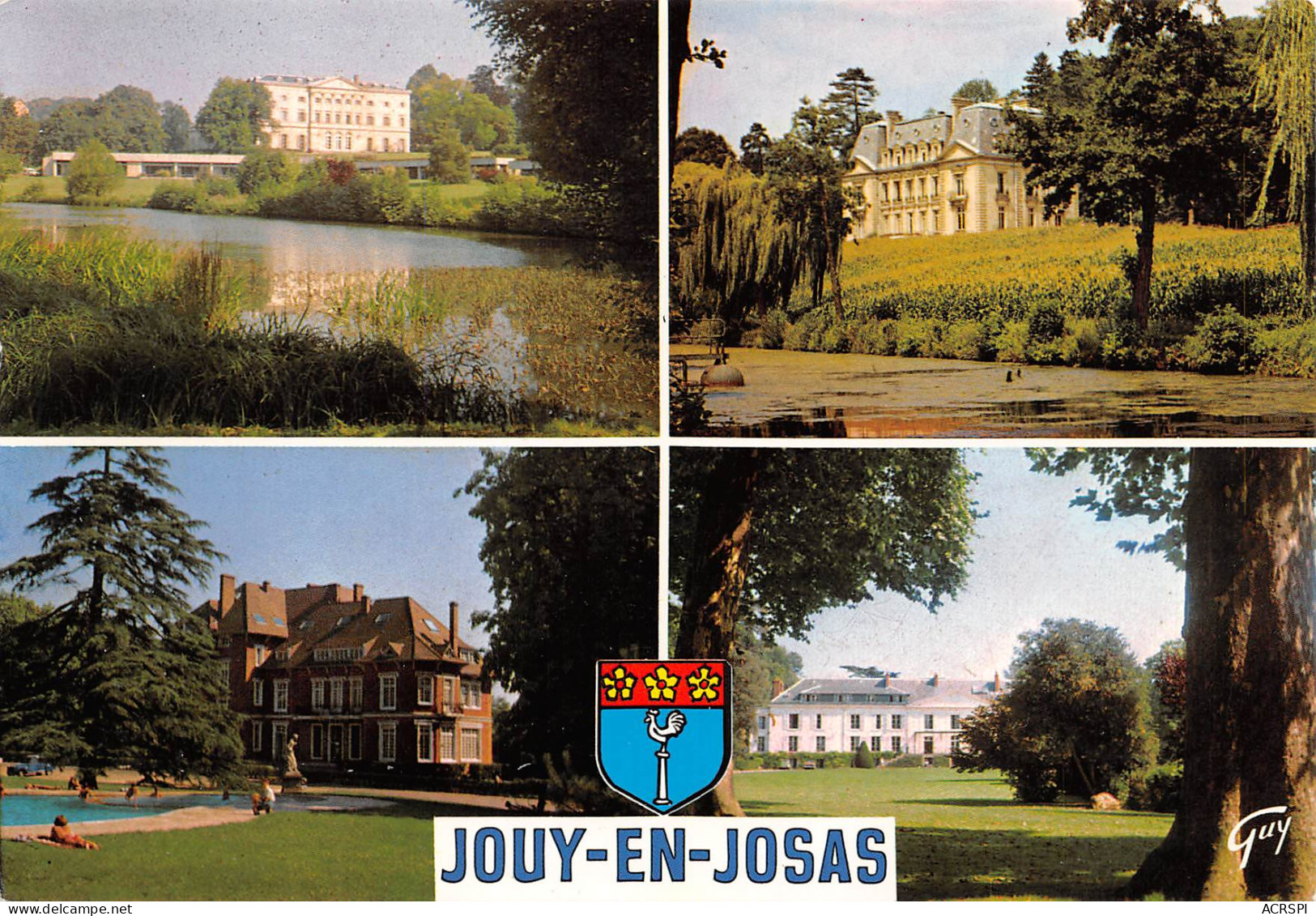 JOUY EN JOSAS Le Grand Chateau Vilvert Montebello Le Montcel  3 (scan Recto Verso)PFRCR00083P - Jouy En Josas