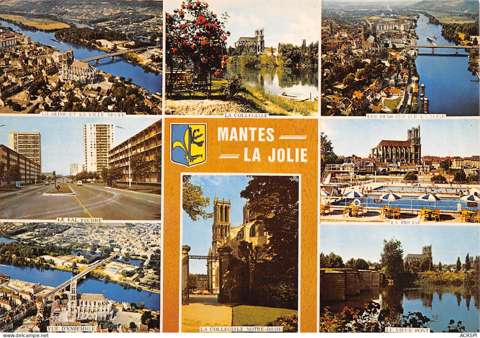 MANTES LA JOLIE Multivue  11 (scan Recto Verso)PFRCR00083P - Mantes La Jolie