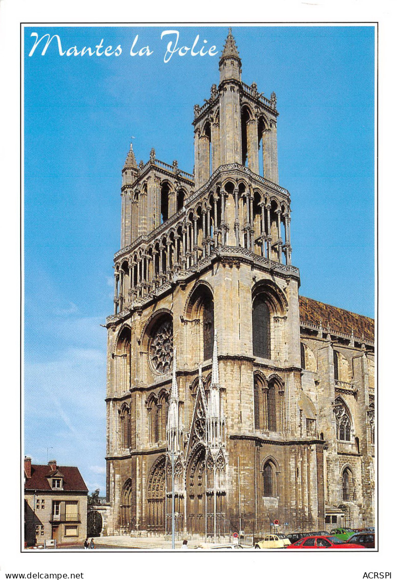 MANTES LA JOLIE Collegiale Notre Dame  10 (scan Recto Verso)PFRCR00083P - Mantes La Jolie