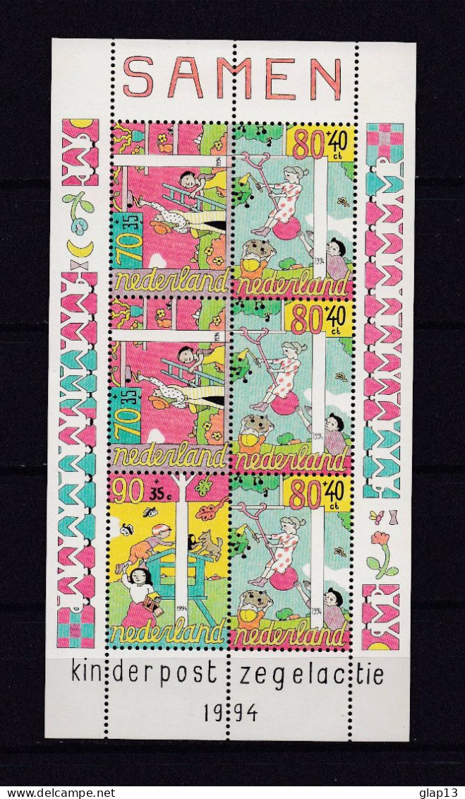 PAYS-BAS 1994 BLOC N°42 NEUF** ENFANCE - Blocks & Sheetlets