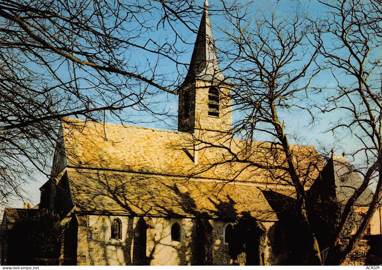 LE MESNIL SAINT DENIS L Eglise 19 (scan Recto Verso)PFRCR00082P - Le Mesnil Saint Denis