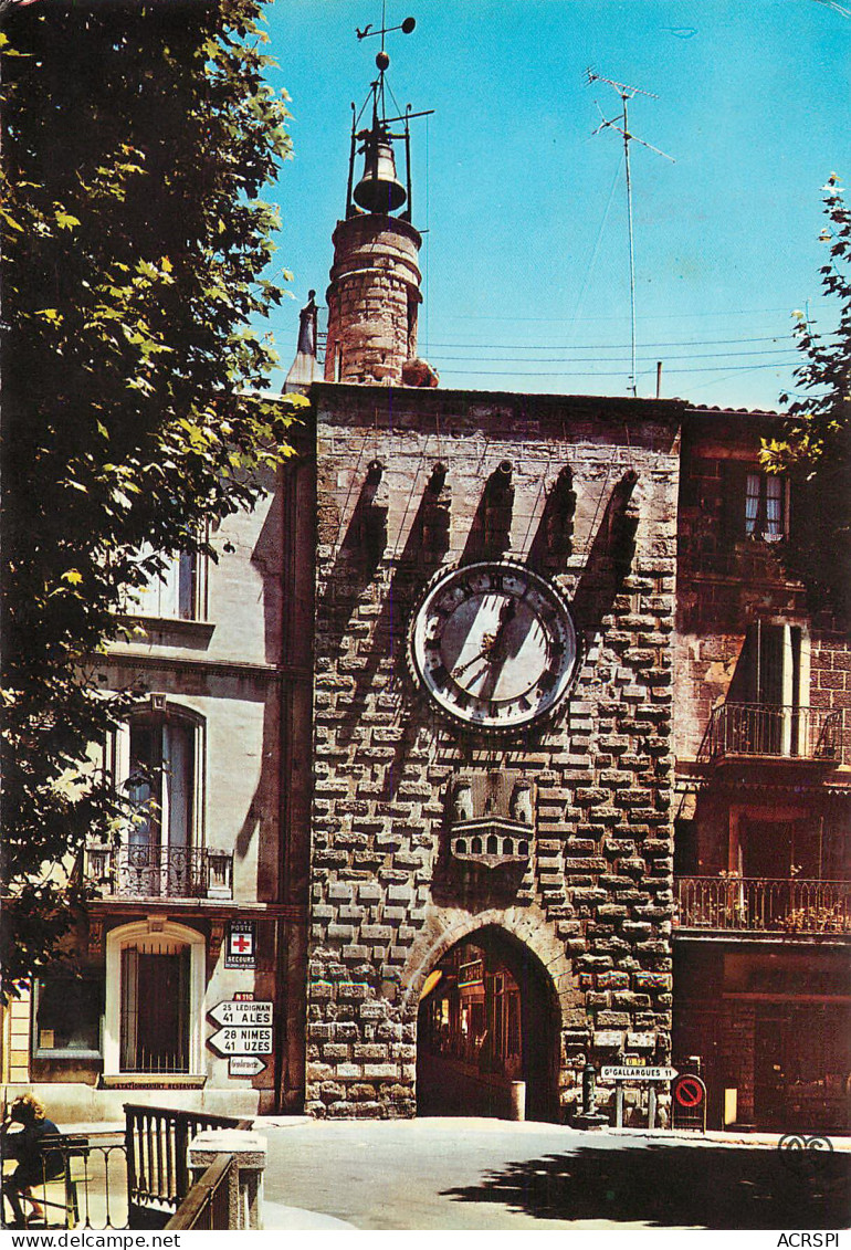 SOMMIERES La Tour De L'horloge   31  (scan Recto-verso)PFRCR00080 P - Sommières