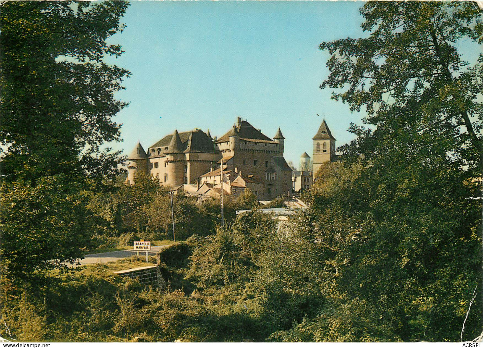 LACAPELLE MARIVAL  Le Chateau  7   (scan Recto-verso)PFRCR00078 P - Lacapelle Marival