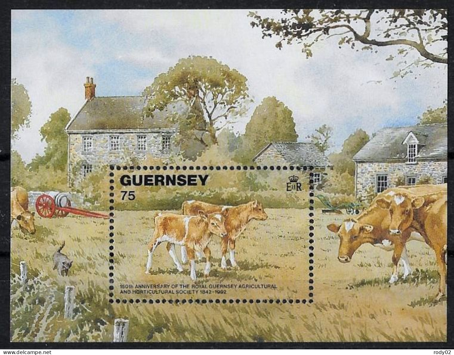 GUERNESEY - ANIMAUX DE LA FERME - BF 16 - NEUF** MNH - Farm