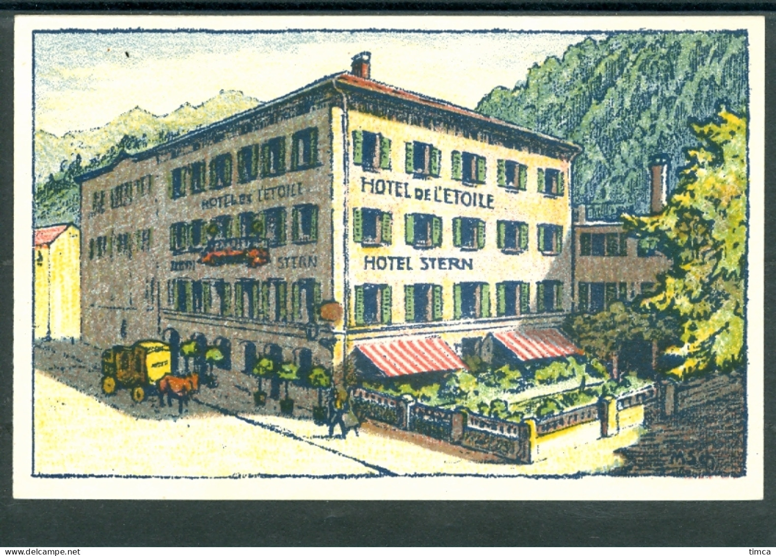 11747 GR  - CHUR  - Hotel Stern  - Erh. Taverna - Autres & Non Classés