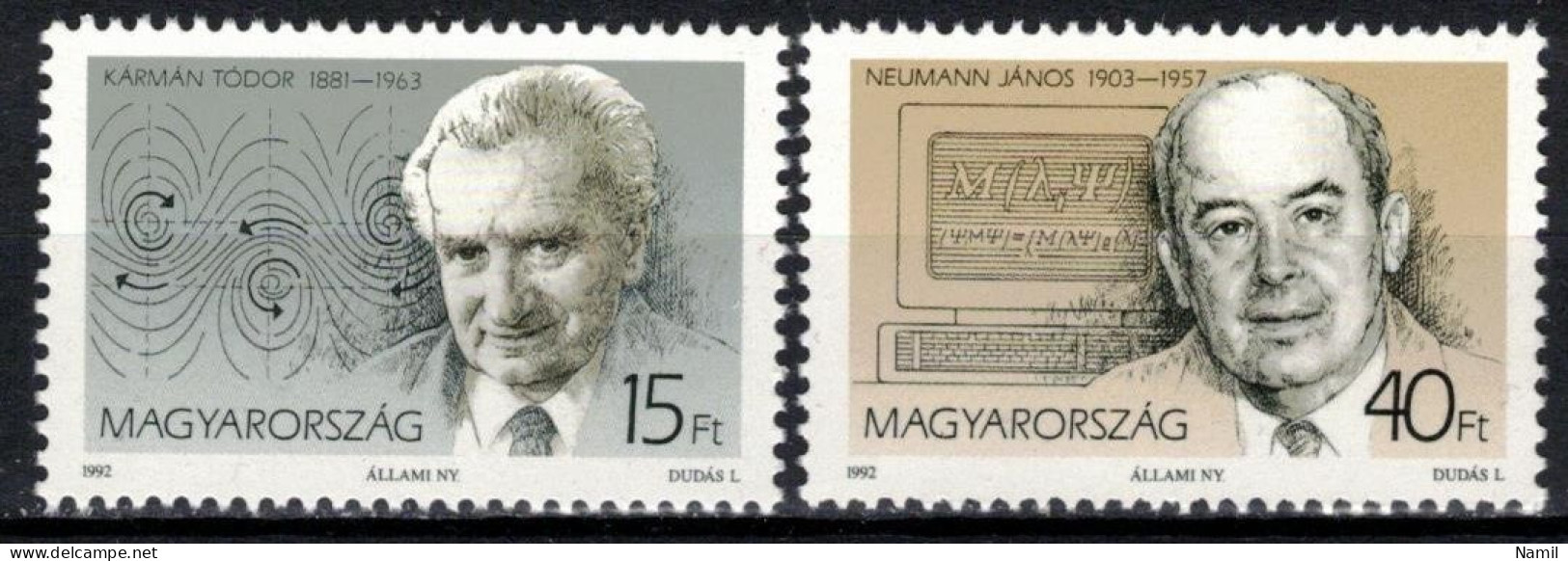 ** Hongrie 1992 Mi 4208-9 (Yv 3383-4), (MNH)** - Unused Stamps