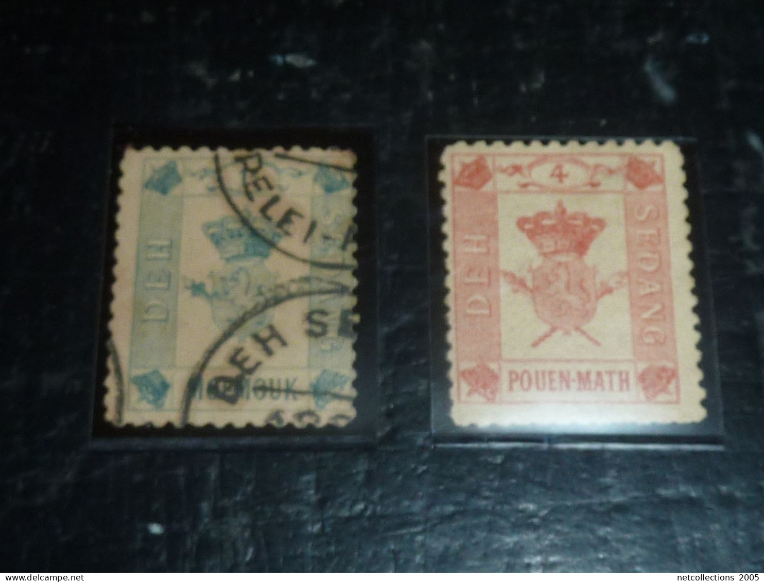 ROYAUME EPHEMERE DU SEDANG INDOCHINE 1888 ENSEMBLE DE 2 TIMBRE (20/09) - Used Stamps