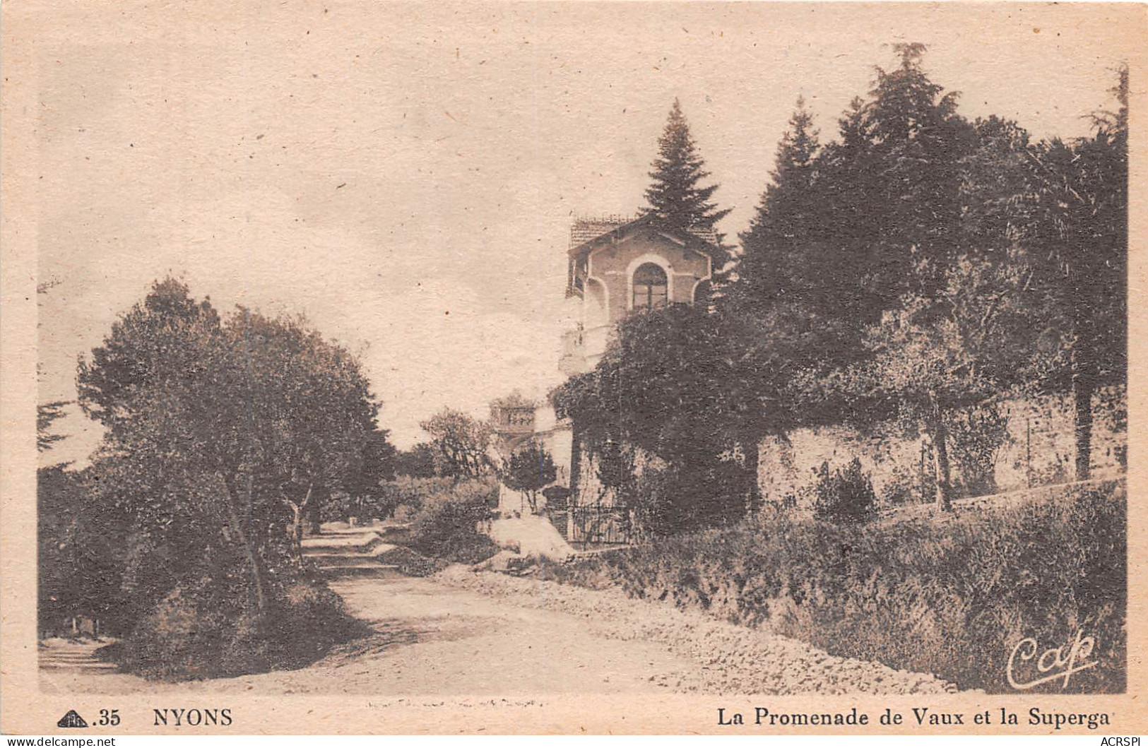 26 - Nyons - Promenade De Vaux Et La Superga - Bon état  (scan Recto-verso) PFRCR00072 P - Nyons