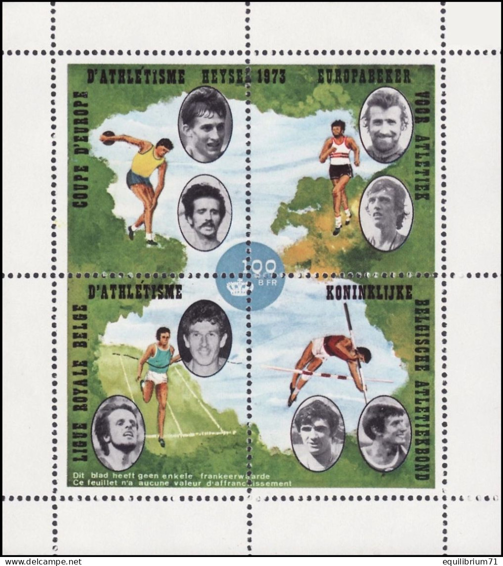 E127** - Coupe D'Europe D'Athlétisme / Europese Aatletiekbeker / Europäischer Leichtathletik - Heysel - Erinnofilia